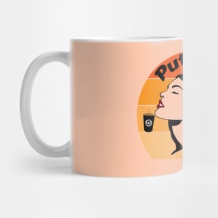 Put your hair up in a bun and drink some coffee and handle it Mug